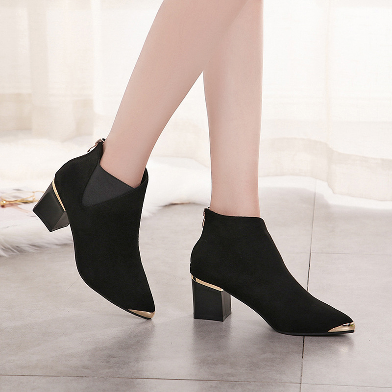 Bottes femme en Daim - Ref 3354981 Image 37