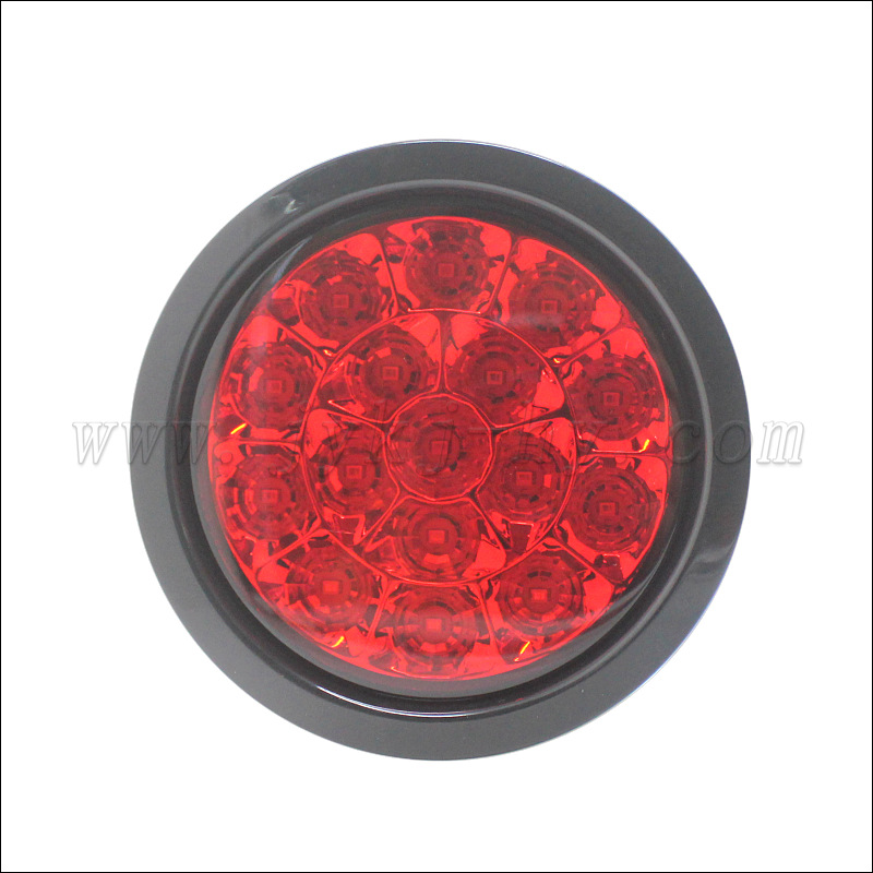 12V 24V Car Truck High Brightness LED Flash Brake Bulb Rear Fog Light DriVing Tail Light 4inch