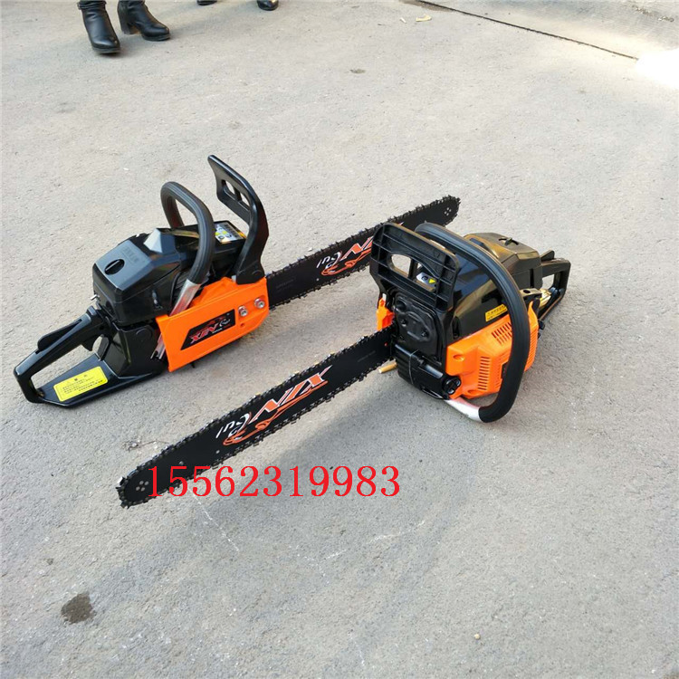 易启动电锯砍树锯 伐木园林锯油锯机 小型手提式油锯图片