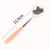 270Aay3. Japan Zakka boutique. Woodpower Western spoon-304 stainless steel large soup spoon