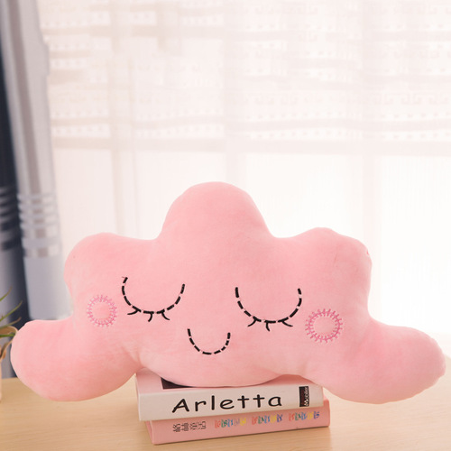 Home sofa furnishings, down cotton, stars and moon, cushions, pillows, plush toy processing logo