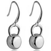 Round Basketball Earrings Wholesale display picture 1