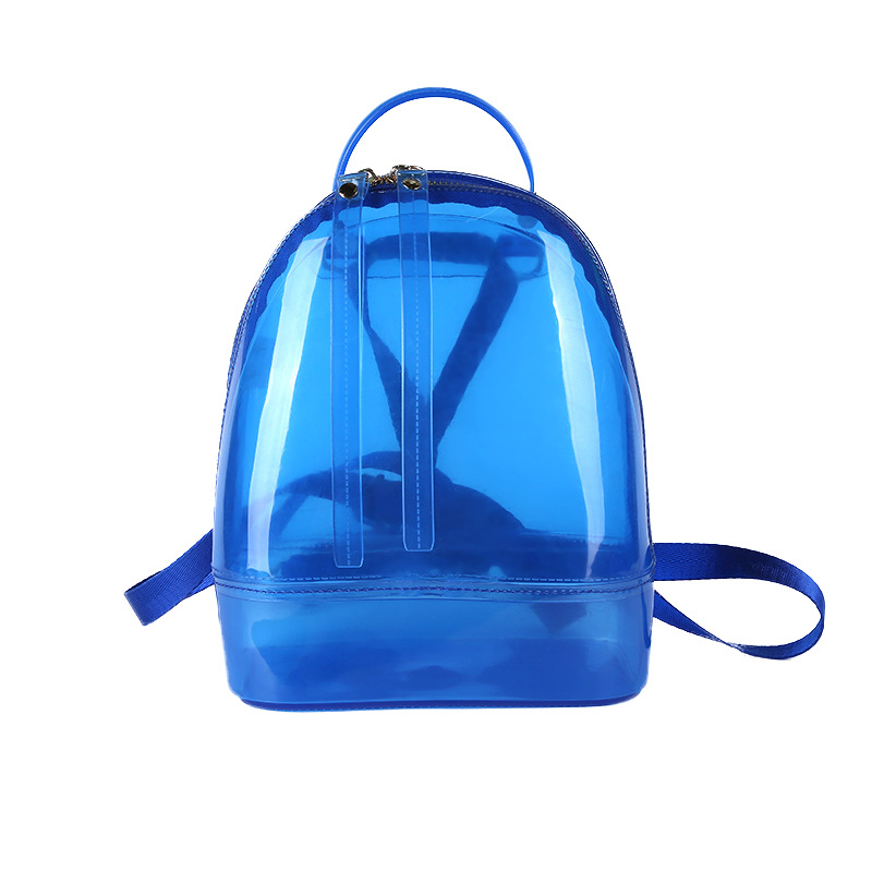 Bolso cosmético de La jalea de las mujeres ocasionales del verano 2019 nueva mochila Coreana de La jalea mochila simple de la moda