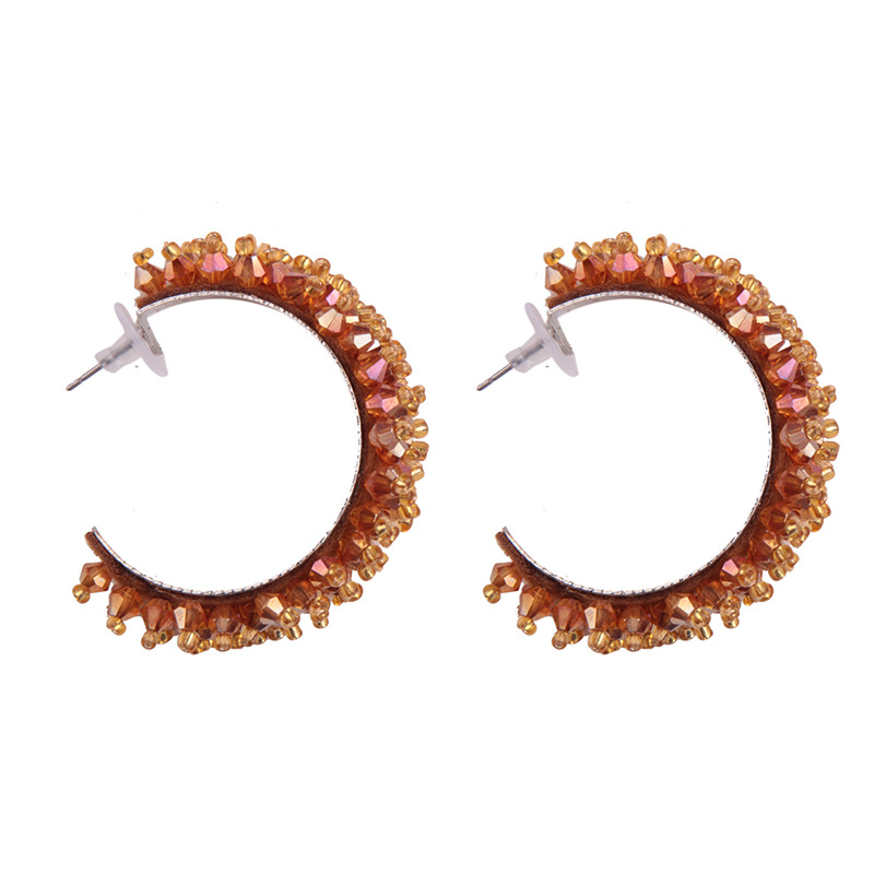 Other Alloy Zircon earring Geometric (blue)NHJQ9378-blue