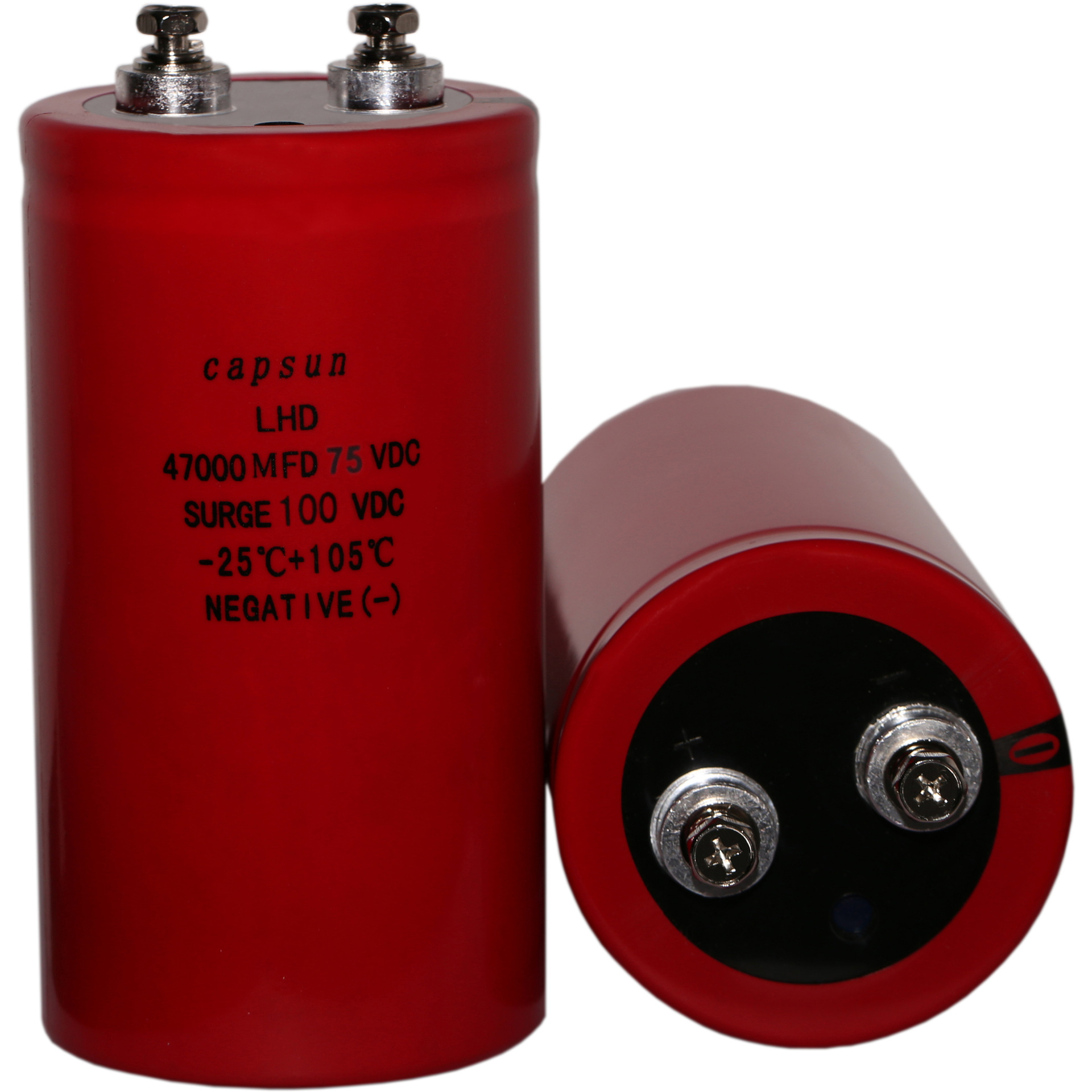 电容器厂家 75V10000UF电解电容引线结构 CAPSUN 广东铝电解电容