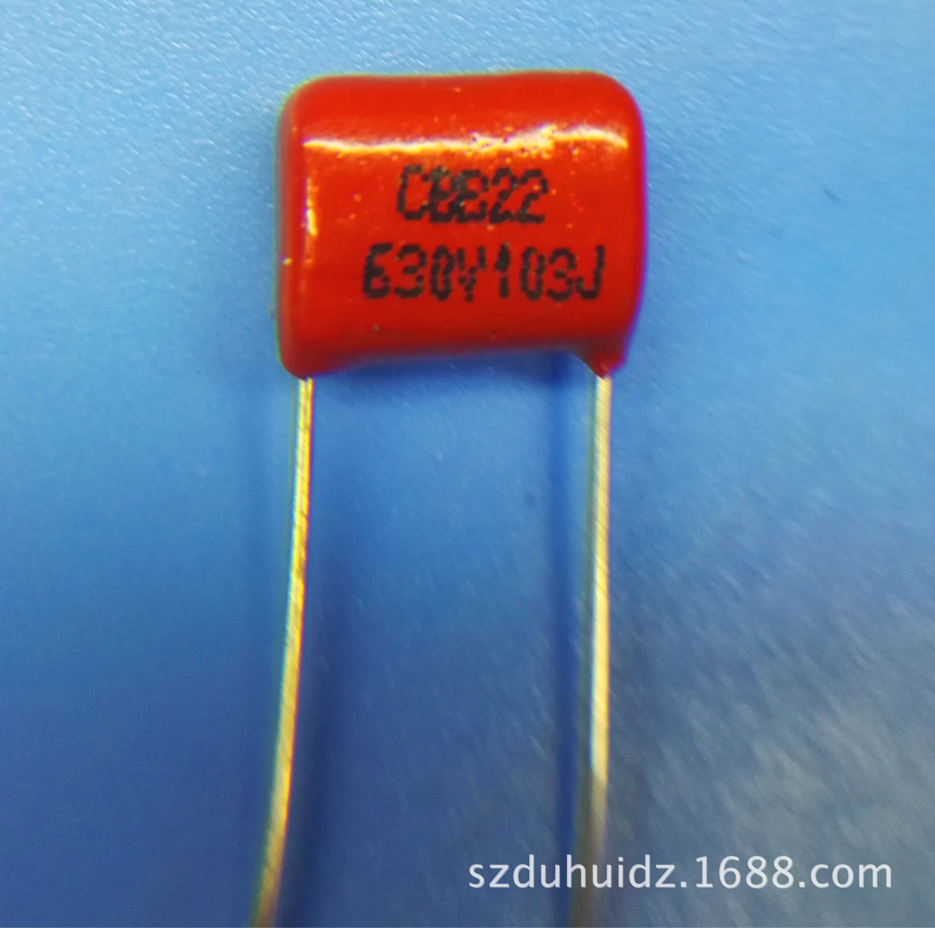 CBB22薄膜电容 103 400V 0.01uF 10NF 脚距P10mm