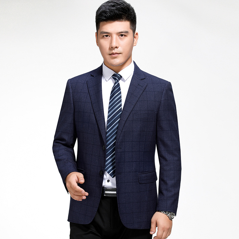 Special Offer brand Men's wool suit middle age business affairs leisure time Autumn and winter man 's suit DP high-grade Wool coat