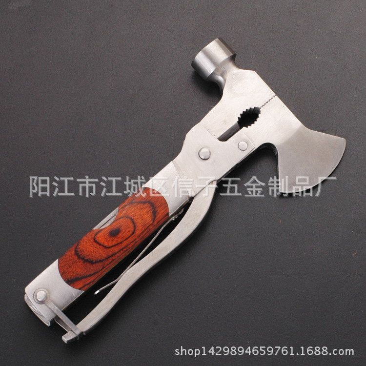 厂家现货多功能锤子斧头 多功能斧头安全锤 汽车多用 多功能斧头