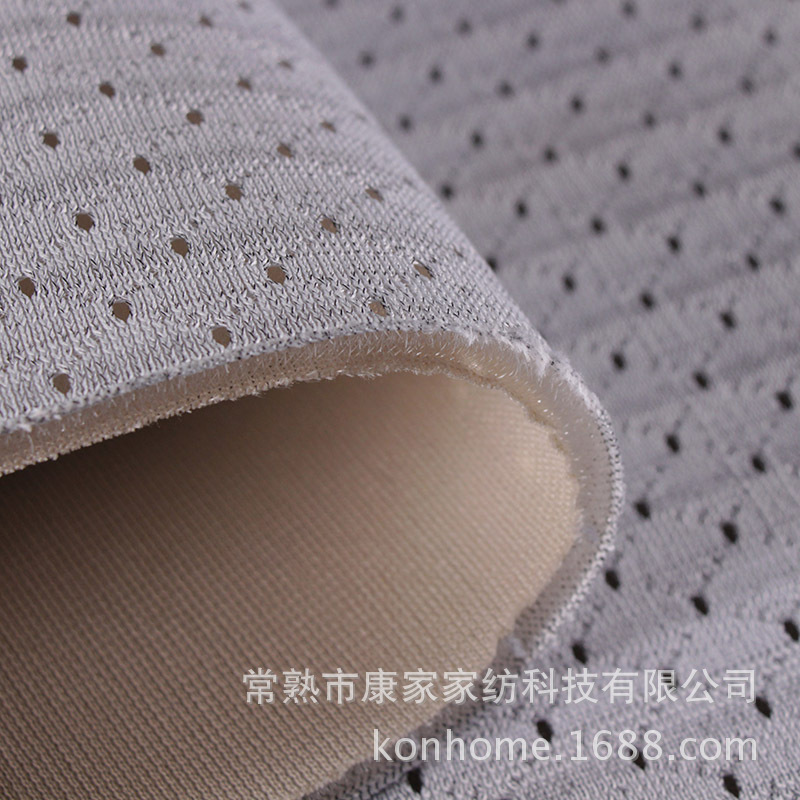 康家 新款汽车用品经编网布 3d网布涤纶 床垫靠垫脚垫材料