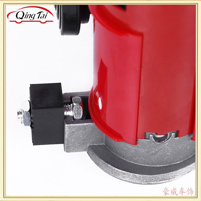 Factory direct sales of car horns, red 12V air pumps, snail horns, and wholesale of car and motorcycle electrical horns detail image 13