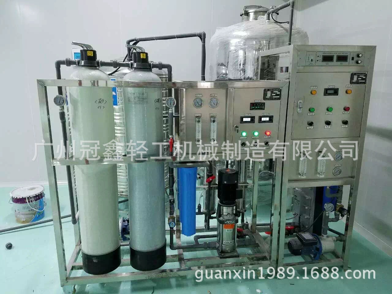 GXRO-500L/H反渗透水处理装置 反渗透净水机 RO反渗透水处理