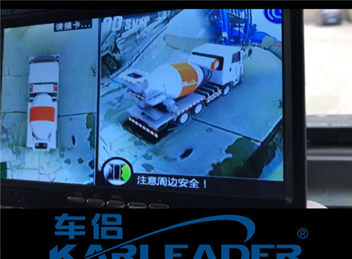 搅拌车3D-360全景倒车影像行车记录车载智能监控系统