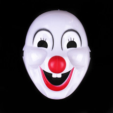 45g成人儿童派对装扮表演面具卡通动漫面具塑料小丑面具