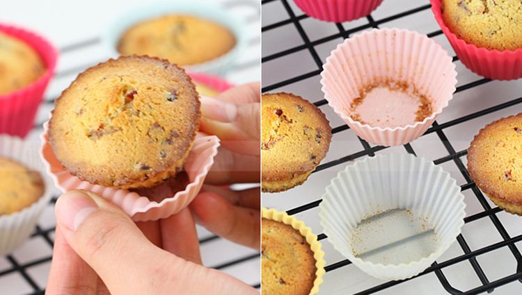 Solid Color Pattern Fashion Solid Color Silica Gel Bakeware 1 Piece