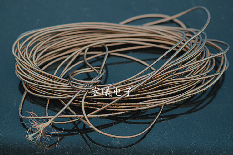 单股 发烧级漆包古铜单股编制耳机升级线 枪色漆包单芯铜升级线