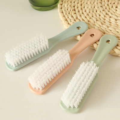 塑料小刷子鞋子清洁刷素色软毛洗鞋刷居家塑料刷子鞋刷厂家