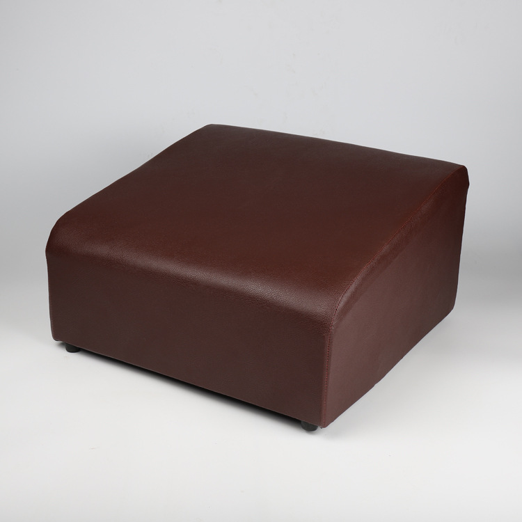 厂家供应方形莲花拜椅拜垫高档咖啡色打坐皮革拜凳跪垫蒲团 拜垫 佛具 佛佑商城 佛佑世界