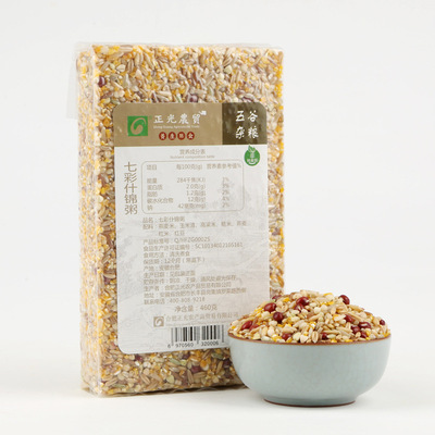 正光农贸五谷杂粮八宝粥原料七彩粥460克oem代加工贴牌厂家直销|ms
