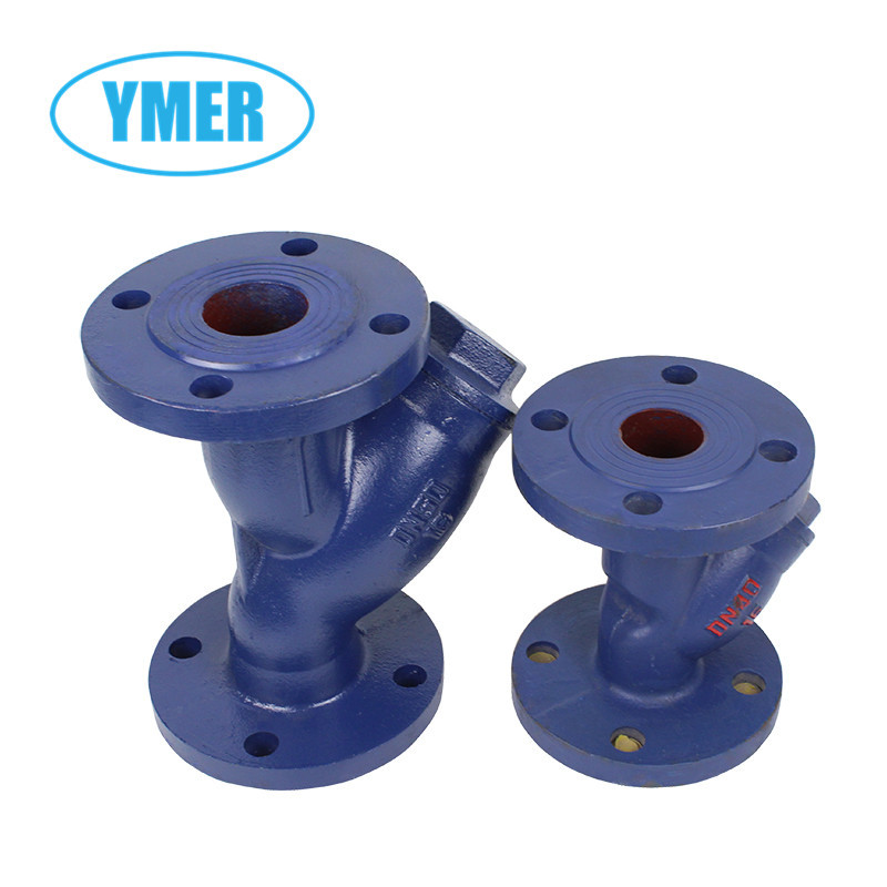 现货Y型过滤器 GL41H-16Q DN50 DN65 80 100 球墨铸铁法兰过滤器