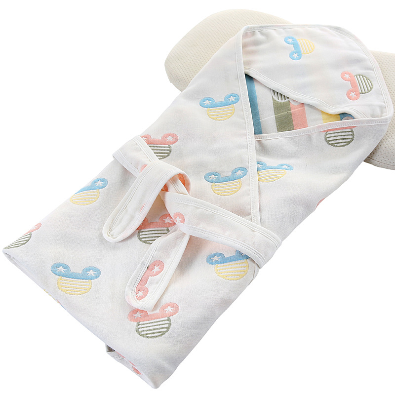 2021 Newborn Baby Swaddle Blanket Baby Cotton Soft Receiving Baby