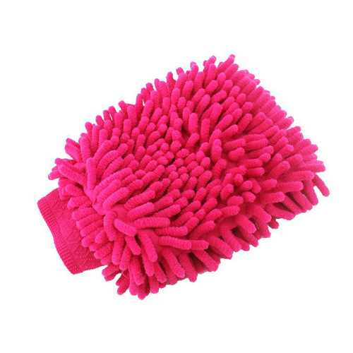 Double-sided microfiber car cleaning gloves chenille coral velvet car washing multi-functional waterproof and non-painting gloves wholesale
