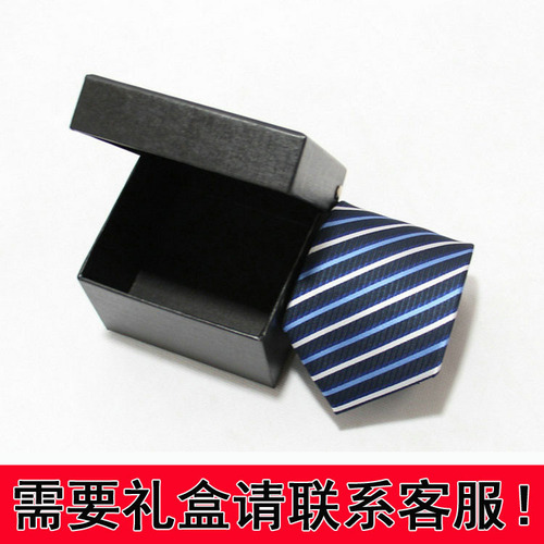 8cm tie men's business formal easy-to-pull zipper tie striped uniform group security knot-free tie factory
