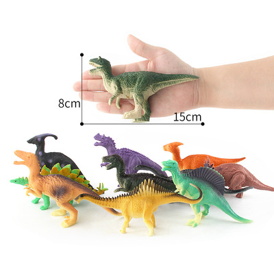 12 con khủng long đồ chơi mô hình động vật rắn trẻ em mô phỏng khủng long tĩnh