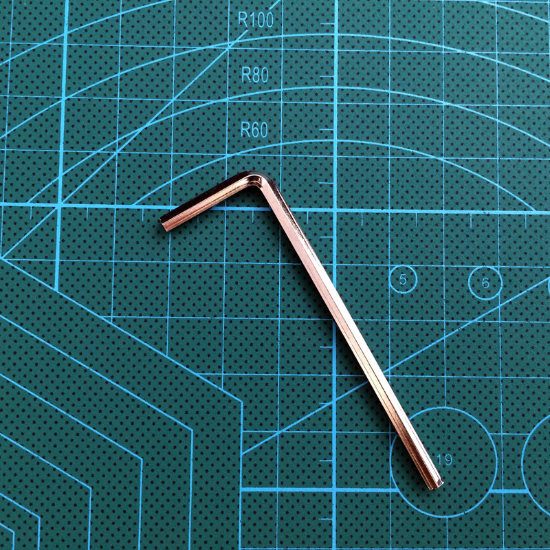 刀具拆卸刀柄螺丝工具 CR-V铬钒钢高硬度内六角扳手2.5-3MM