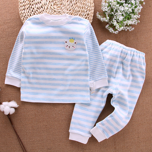 Infant clothing, autumn clothes, autumn trousers, pure cotton spring and autumn newborn clothes, colorful cotton children's clothing, baby pajamas and underwear sets