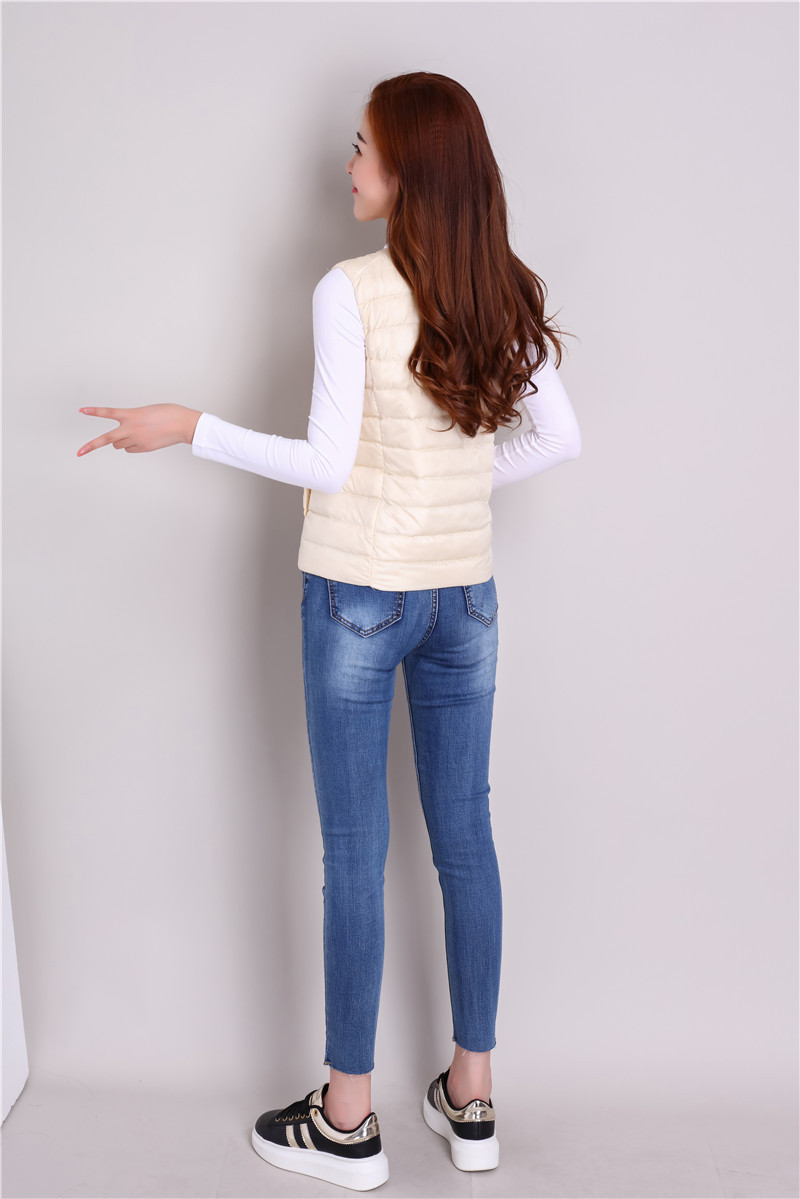 Gilet femme en Duvet de canard blanc - Ref 3316304 Image 42