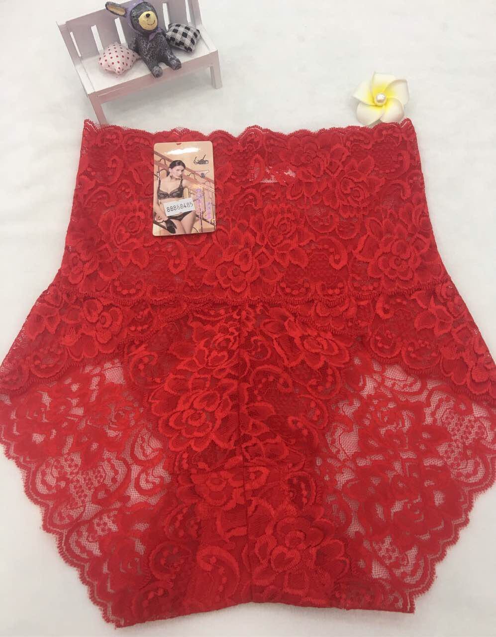 High-Waisted Lace Shorts