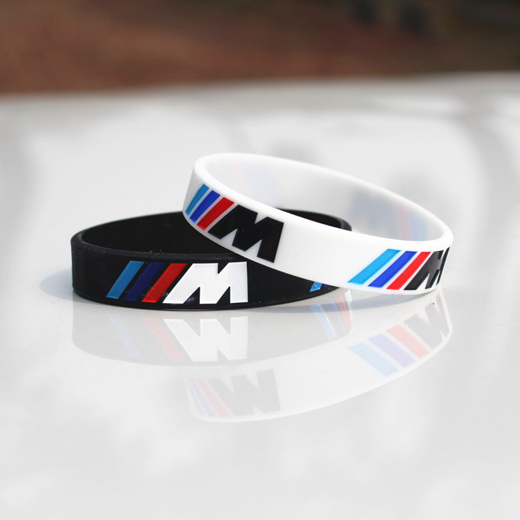 BMW Centennial fashion brand small fresh lovers' silicone sports Bracelet BMW M Bracelet Wristband
