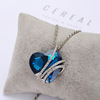 Crystal, pendant, fashionable marine jewelry, necklace, factory direct supply, Korean style, wholesale