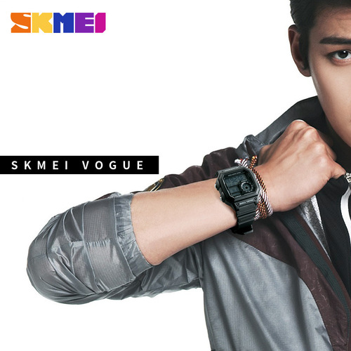 skmei 1299 fashion creative watch men's electronic watch outdoor sports student waterproof luminous watch