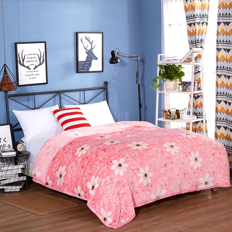 加厚保暖云貂绒毛毯 礼品毯 赠品毯子 午睡盖毯|ru