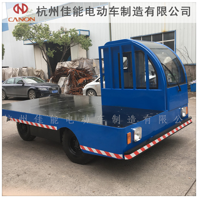 厂家直销单边电动搬运平台车四轮蓄电池平板长料车运输载重货4吨