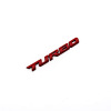 Turbo turbocharged label Turbo tail box car logo 3D three -dimensional label car sticker sports car sticker