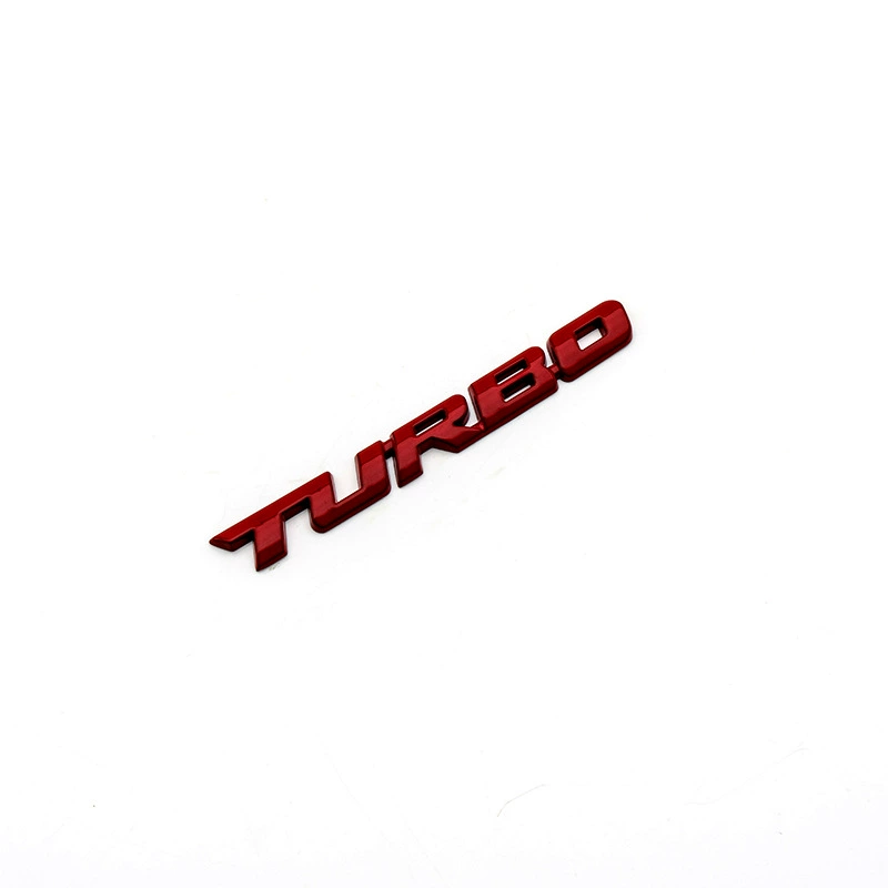 [TURBO Турбо значок заднего фонаря 3D тиснение значок автомобильный наклейка спортивный значок]