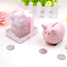 厂家直销卡通储蓄罐小猪存钱罐塑料储钱罐纸硬币创意可爱儿童情侣