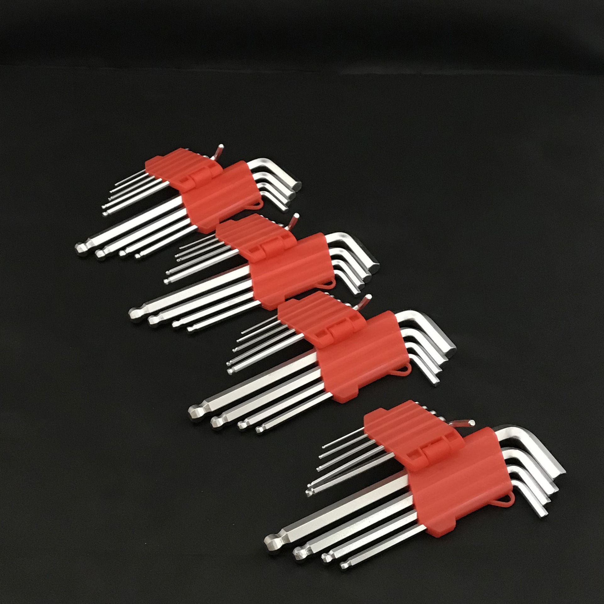 厂家货源球头内六角扳手亚光内六角扳手双头L型内六角扳手套装