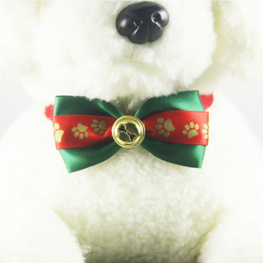 8g Weight Costume Props Event & Party Supplies Pet Accessories Type Of Pet Supplies Christmas Occasion Ribbon Material Christmas Festival Color Block, Polka Dots Pattern All Seasons Season Bowknot Design Casual Style Casual Ribbon Christmas Color Block Polka Dots Bowknot Pet Accessories 20