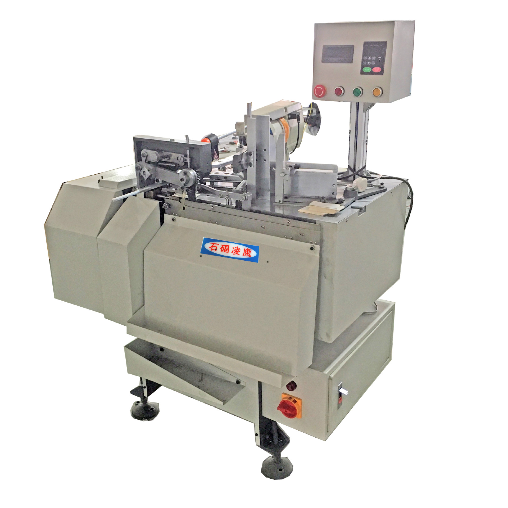 厂家货源全自动吊牌弹力绳穿线打结机 服装标签吊牌挂绳子机