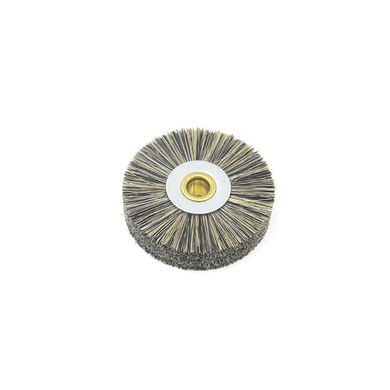 永民来料加工批发 猪鬃毛 尼龙丝 胶丝 圆盘刷 抛光 研磨工业刷