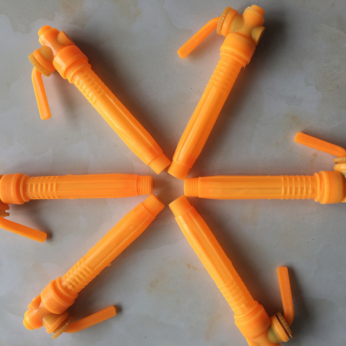 Agricultural Electric Sprayer Handle Switch Yellow Rotary Valve Internal and External Thread Switch Backpack Accessories Handle