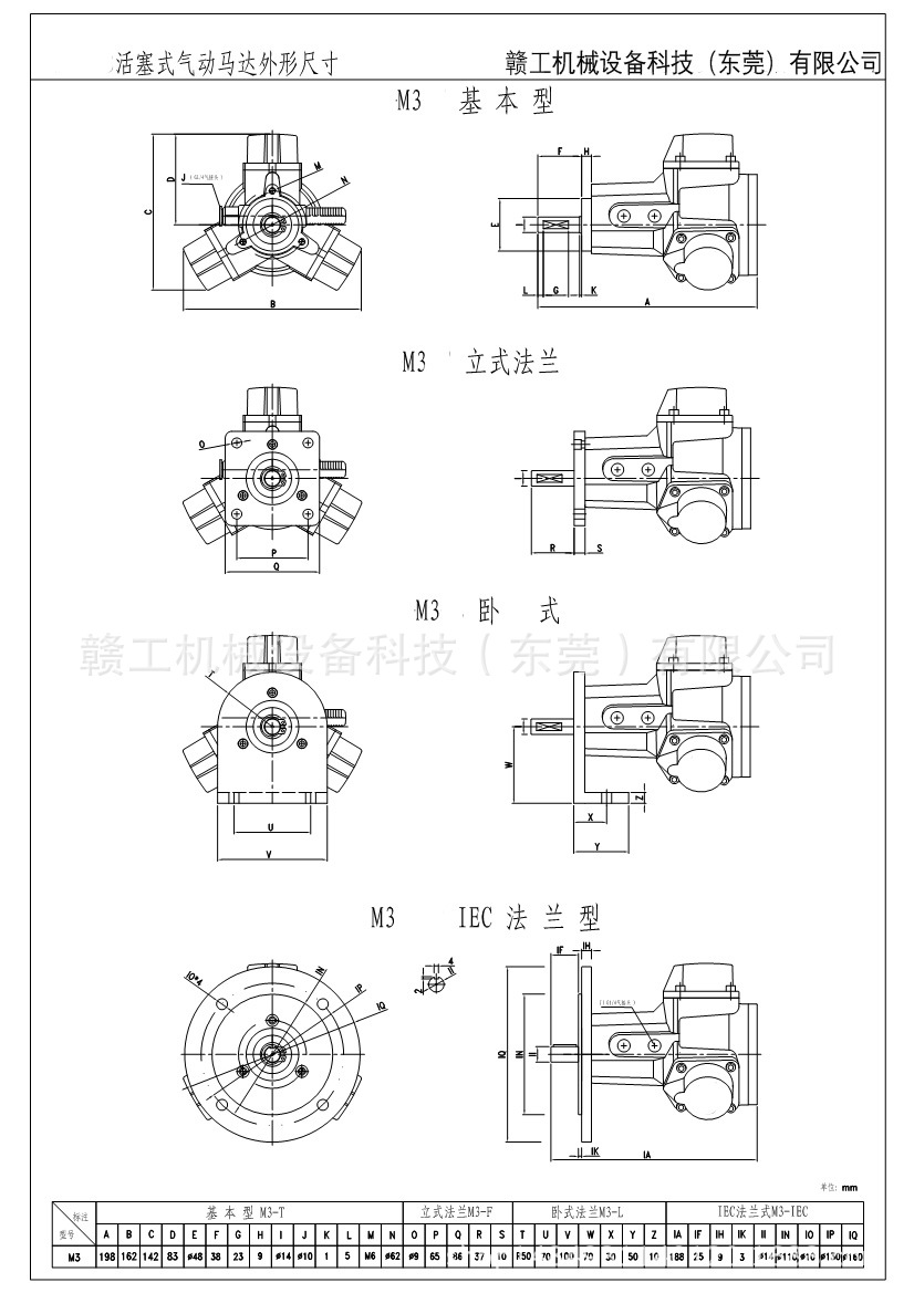 M3活塞式(三类型）气动马达尺寸图_1