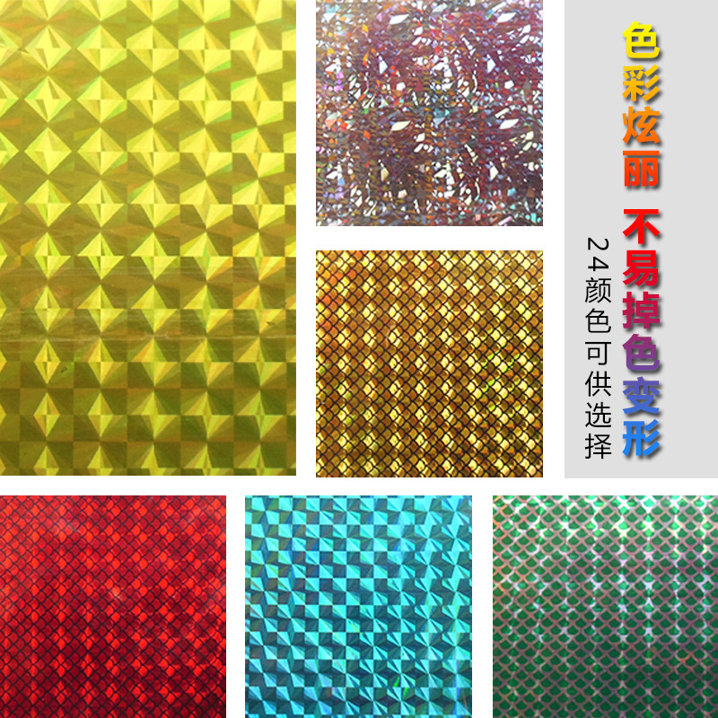 Liansen artes de pesca no adhesivas pegatinas de papel láser cebo de pesca hecho a mano de alta flash de papel láser escala de peces pegatinas adhesivas pegatinas luminosas