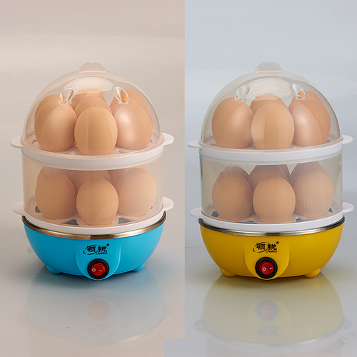 Wholesale Multilayer Electric Egg Cooker Household Automatic Power-Off Stainless Steel Steamer Breakfast Machine Gift Customization