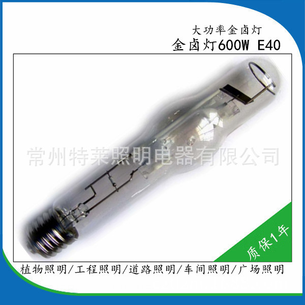 식물 금속 할로겐 램프 600W 4000K 유럽 표준 금속 할로겐 램프 고전력 광원 E40 금속 할로겐 램프 600W