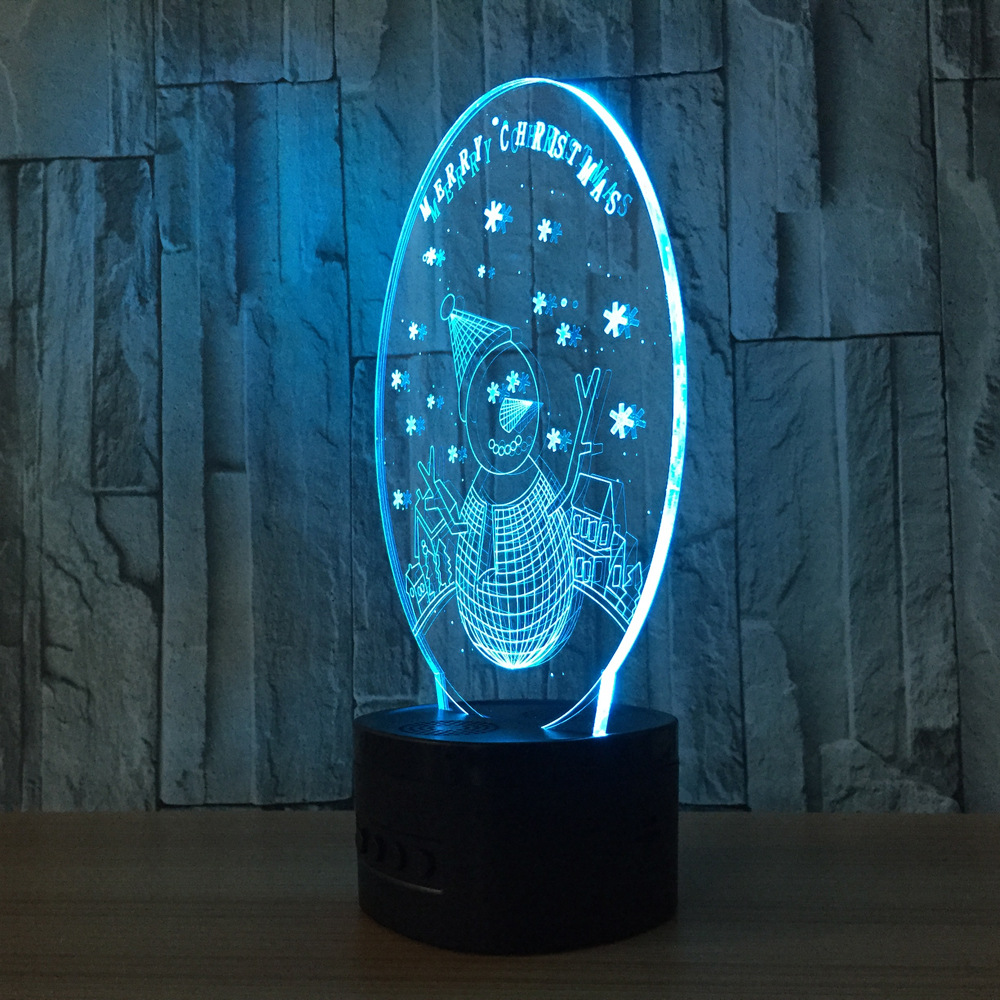 3D灯 七彩触控LED视觉灯 气氛礼品台灯