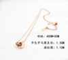 Flashing fashionable necklace, jewelry stainless steel, wholesale